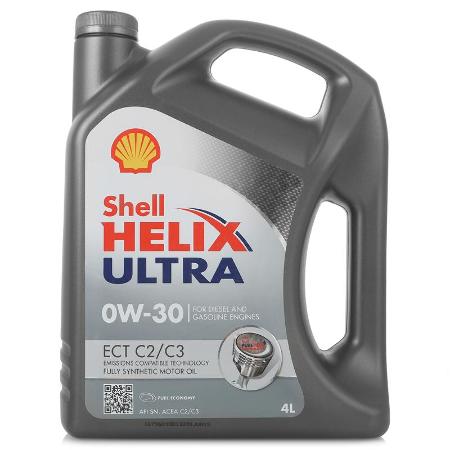 SHELL HELIX Ultra, 0w-30, C2/C3,  моторное масло, синтетика, 4л, Финляндия