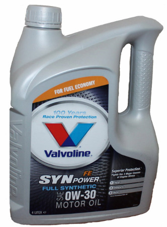 Valvoline SynPower, 0W30, моторное масло, синтетика,4л, Нидерланды