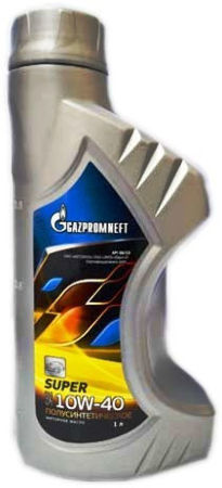Gazpromneft Super, 10W-40, SG/CD, полусинтетика, 1л, Россия