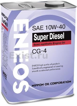 ЕNEOS Super Diesel, 10w-40, СG-4, полусинтетика, 4л, Япония