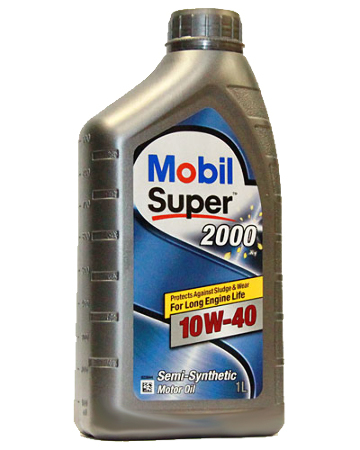 Mobil Super 2000 X1, 10W40,  полусинтетика, 1л, EU