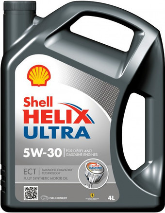 SHELL HELIX Ultra EXTRA/ЕСТ, 5w-30, SM/CF,  синтетика,  4л, Финляндия
