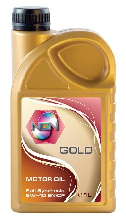 NGN, Gold, 5W-40 SN/CF,  синтетика, 1л, Нидерланды