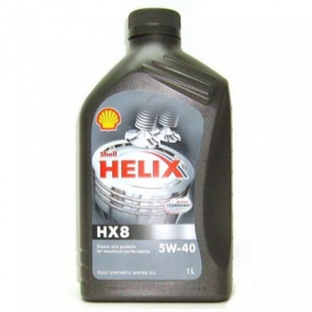 SHELL HELIX HX8, 5w-40, SM/CF,  синтетика, 1л, Финляндия