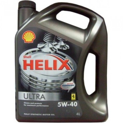 SHELL HELIX Ultra L, 5w-40, SM/CF,  синтетика, 4л, Финляндия