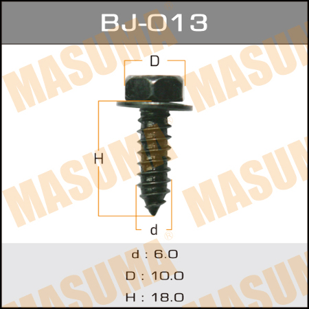 Masuma (BJ-013) Саморез  6*18мм