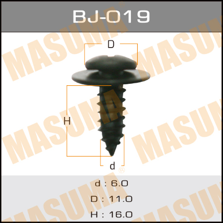 Masuma (BJ-019) Саморез  6*16мм