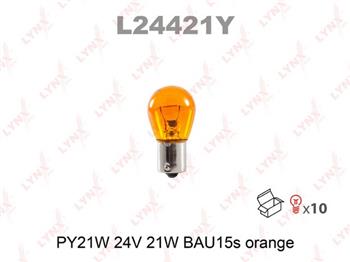 LYNX  PY21/W 24V BAU15S Yellow, (24421Y), Япония