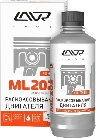 LAVR, Раскоксовыватель двигателя, ML-202, 330мл, 2504