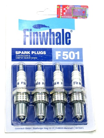Свечи зажигания,FINWHALE, F501 блистер