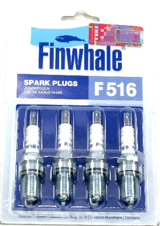 Свечи зажигания,FINWHALE, F 516 блистер