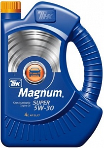 Тнк Magnum Super,  5w-30, SL/CF,  полусинтетика, 4л, Россия