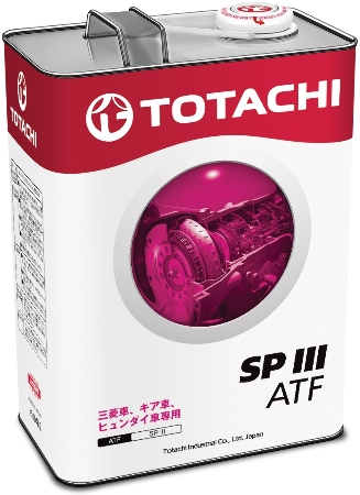 TOTACHI ATF SP III, масло для АКПП, синтетика, 4л, Япония