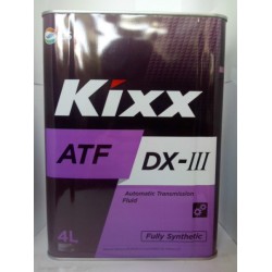 Kixx  Дексрон DIII, трансмиссионное масло, для АКПП, синтетика, 4л, Корея