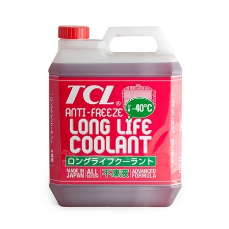 Антифриз, ТCL LLC -50C, красный, охлаждающая жидкость,4л, Япония