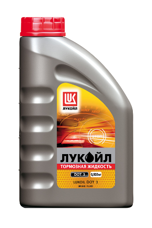 Лукойл, Тормозная жидкость, DOT 3, 0,910 кг, Россия