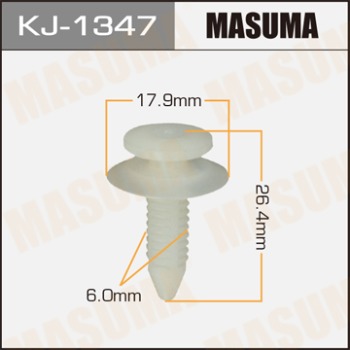 Masuma, клипса KJ-1347  (1шт), Япония