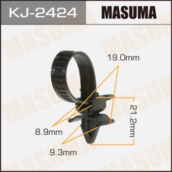 Masuma, клипса автомобильная (автокрепёж) KJ-2424 (1шт), Япония