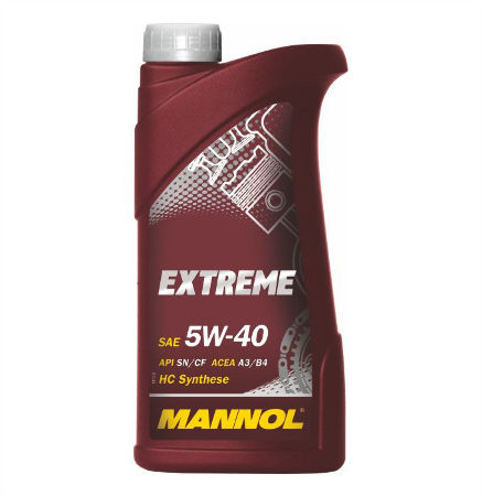 Mannol, 5w-40 Extreme SL, синтетика, 1л, EU