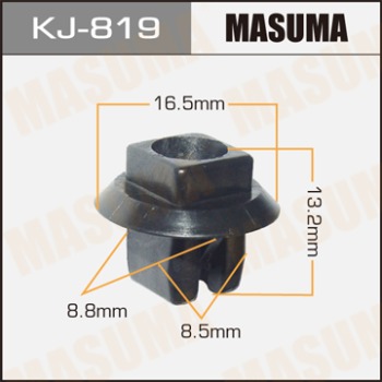 Masuma, покер пластмассовый крепежный KJ-819 (1шт), Япония