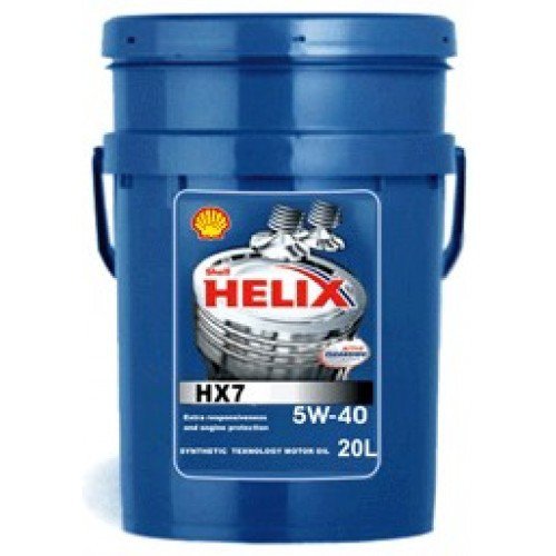 SHELL HELIX HX7, 5w-40, SM/CF, полусинтетика, л,(Разливное) Финляндия