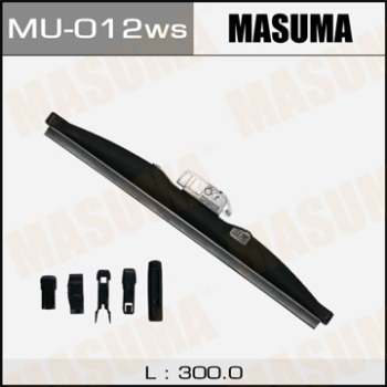 Masuma, Дворник зимний 12»/300мм, крюк, MU-012ws, Япония