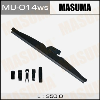 Masuma, Дворник зимний 14»/350мм, крюк, MU-014ws, Япония