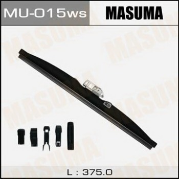 Masuma, Дворник зимний 15»/375мм, крюк, MU-015ws, Япония