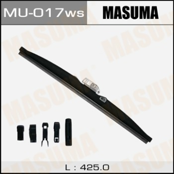 Masuma, Дворник зимний 17»/425мм, крюк, MU-017ws, Япония