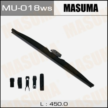Masuma, Дворник зимний 18»/450мм, крюк, MU-018ws, Япония