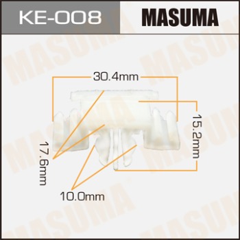 Masuma, клипса KЕ-008, (1шт), Европа
