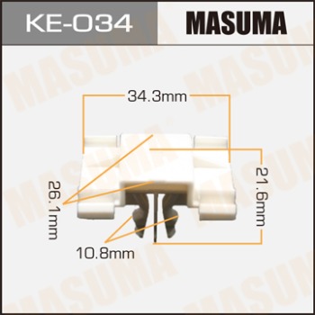 Masuma, клипса KЕ-034, (1шт), Европа