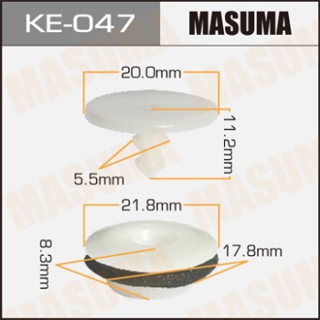 Masuma, клипса KЕ-047, (1шт), Европа
