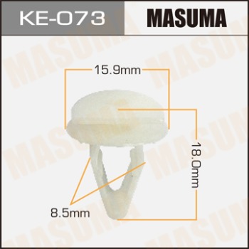 Masuma, клипса KЕ-073, (1шт), Европа