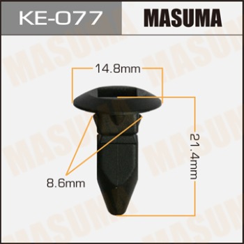Masuma, клипса KЕ-077, (1шт), Европа
