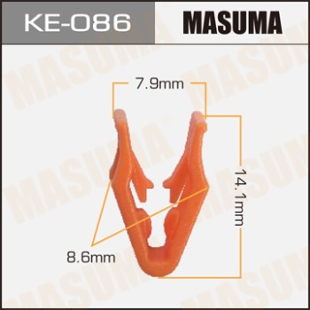 Masuma, клипса KЕ-086, (1шт), Европа