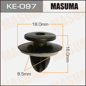 Masuma, клипса KЕ-097 (1шт), Европа