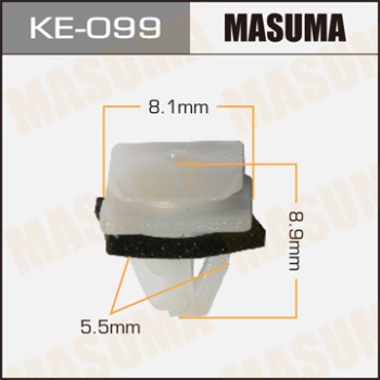 Masuma, клипса KЕ-099 (1шт), Европа