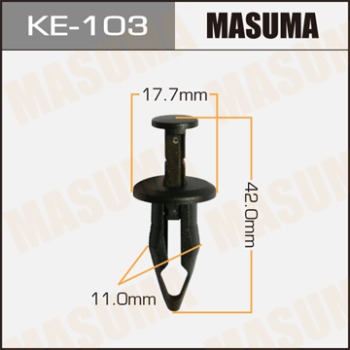 Masuma, клипса KЕ-103 (1шт), Европа