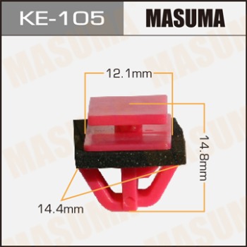 Masuma, клипса KЕ-105 (1шт), Европа
