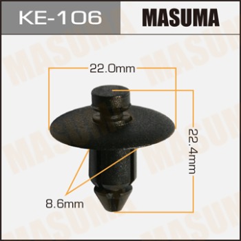 Masuma, клипса KЕ-106 (1шт), Европа