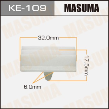 Masuma, клипса KЕ-109 (1шт), Европа
