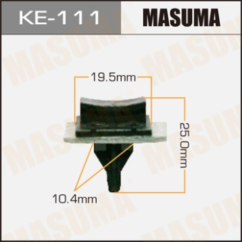 Masuma, клипса KЕ-111 (1шт), Европа
