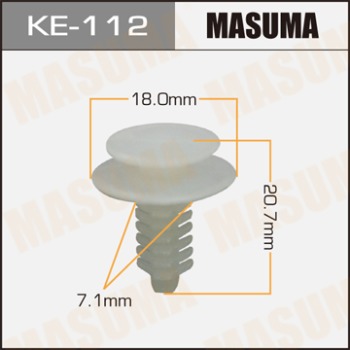 Masuma, клипса KЕ-112 (1шт), Европа