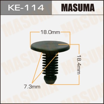 Masuma, клипса KЕ-114 (1шт), Европа