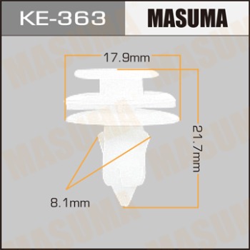 Masuma, клипса KЕ-363 (1шт), Европа