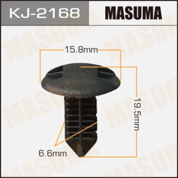Masuma, покер пластмассовый крепежный KJ-2168  (1шт), Япония