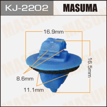 Masuma, покер пластмассовый крепежный KJ-2202  (1шт), Япония