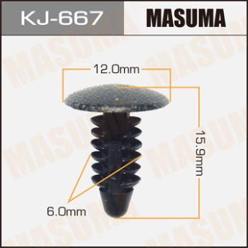 Masuma, покер пластмассовый крепежный KJ-667 (1шт), Япония
