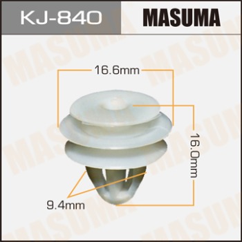 Masuma, покер пластмассовый крепежный KJ-840 (1шт), Япония